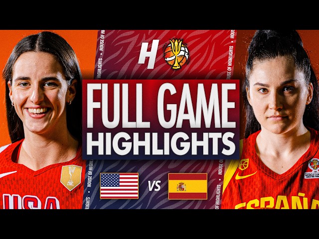 USA vs Spain - FULL GAME HIGHLIGHTS | March 17, 2026 FIBA Women’s World Cup Qualifiers