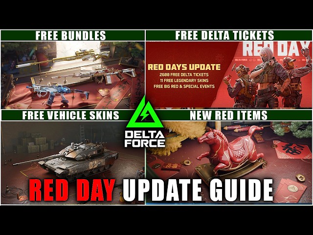 Delta Force RED DAY Event Guide – Free Bundles, Tank Skin, Nightingale & Rosa Draw