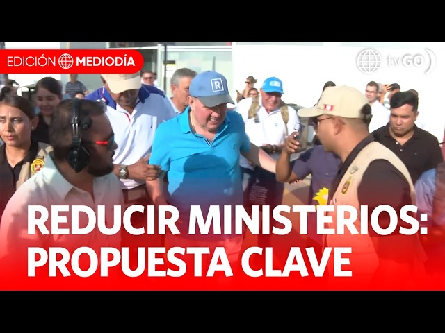 López Aliaga promises to reduce ministries from Piura | Midday Edition | Peru News