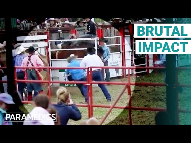 Rodeo Boss’s Devastating Injury Caught on Camera | Paramedics