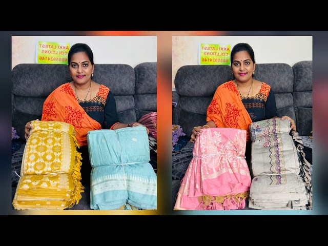 Mul Chandari Jamdhani Dress Materials 2 || Akki Latest Collections || Live Booking ||