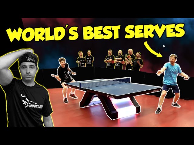 World’s BEST Table Tennis Server vs TTD Team!