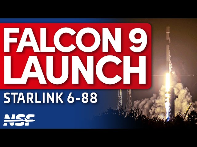 SpaceX Falcon 9 launches Starlink 6-88