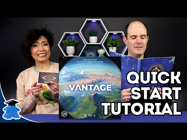 Vantage - Quick Start Tutorial. How to Play Board Game in Under 15 Minutes