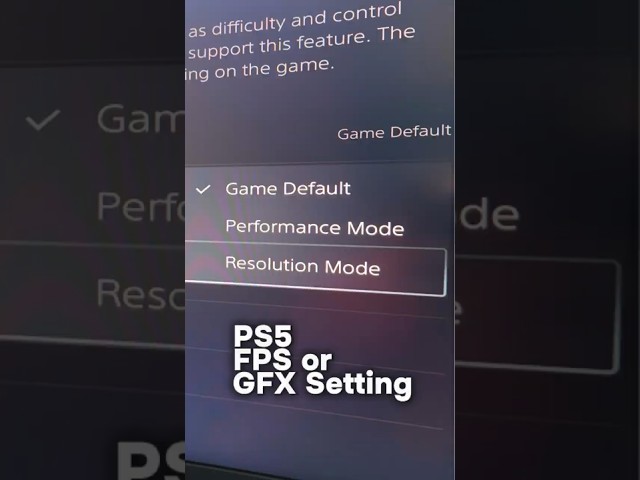 Unlock Hidden PS5 Setting for Better FPS or Graphics!