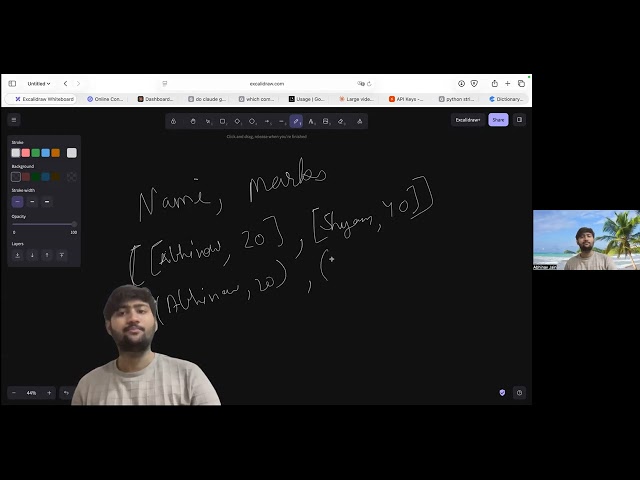 Tuples and Dictionary in Python