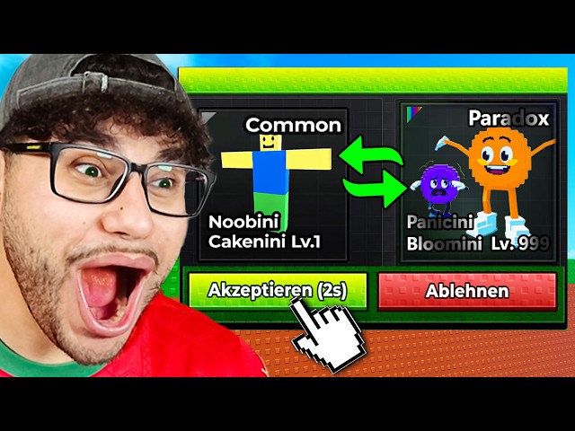 ich TRADE von NOOBINI zu PANICINI BLOOMINI in Escape Tsunami for Brainrots!