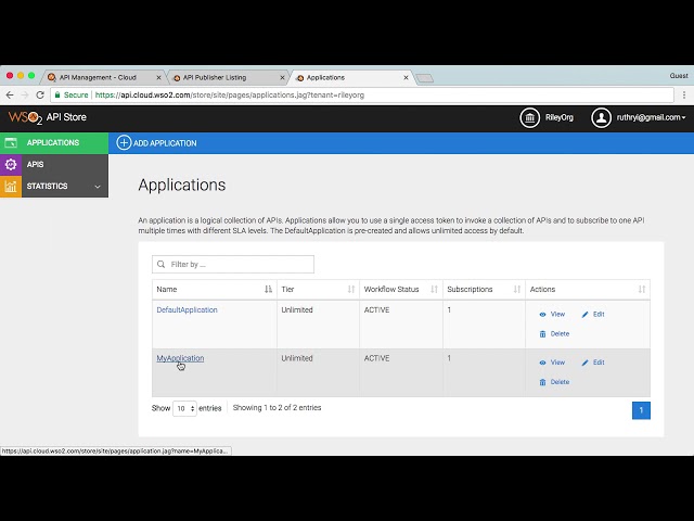 Using built-in REST Client, WSO2 API Cloud Tutorial 5