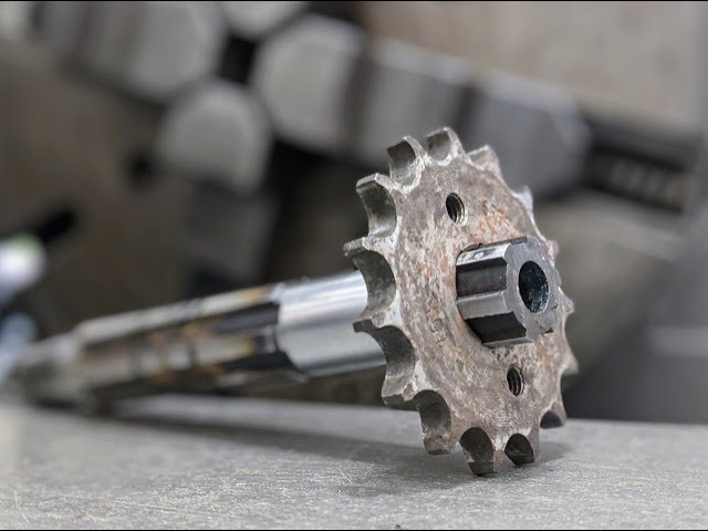 Repair Motocycle Chain Sprocket Shaft