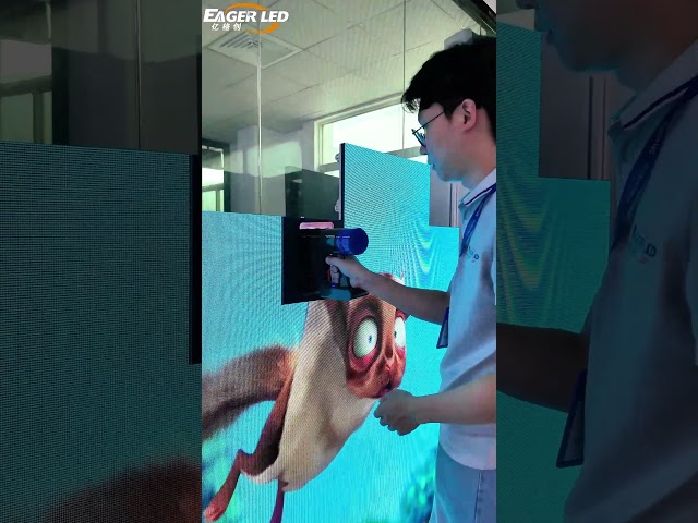 Convenient front-service LED module!#ledscreen #ledvideowall #ledboard #eagerled  #ledpanelrepair