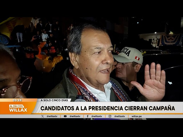 Today with Willax - APR 06 - 2/5 - PRESIDENTIAL CANDIDATES CLOSE CAMPAIGN | Willax