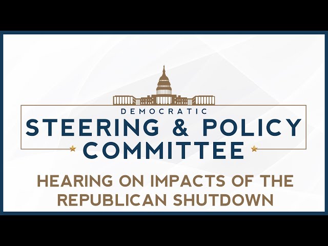 House Democratic Hearing on Impacts of the Republican Shutdown
