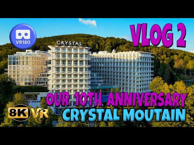 VR180 Vlog 2 | Our 10th Anniversary at Crystal Mountain 5-Star Mountain Hotel in Wisła, Poland 🇵🇱