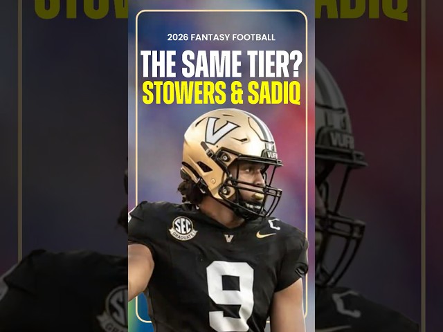 Should Kenyon Sadiq & Eli Stowers be in the SAME Tier? | Dynasty Fantasy Football #shorts