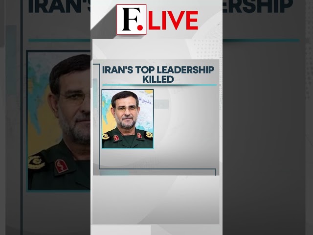Iran Says IRGC's Intelligence Chief Eliminated In US-Israeli Strikes | Firstpost Live
