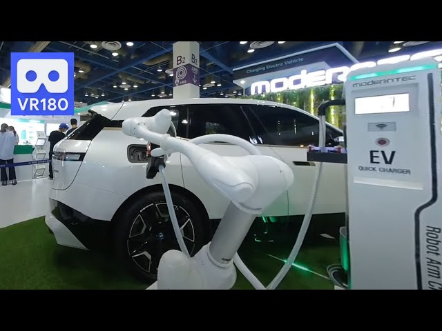 3D VR Robot Arm for BMW Electric Vihicle Charging System