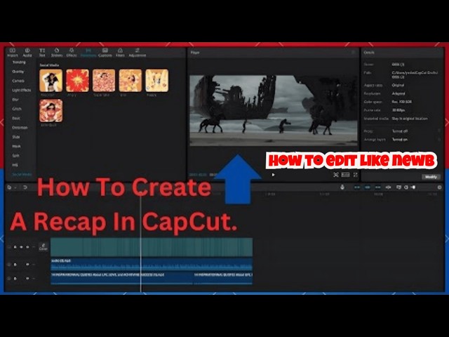 How to Make Movie Recaps with CapCut FOR FREE (Easy Tutorial)