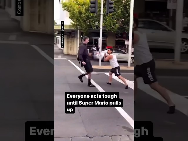 Small Man Saves the Day in Street Fight😳 #shortvideo #shorts