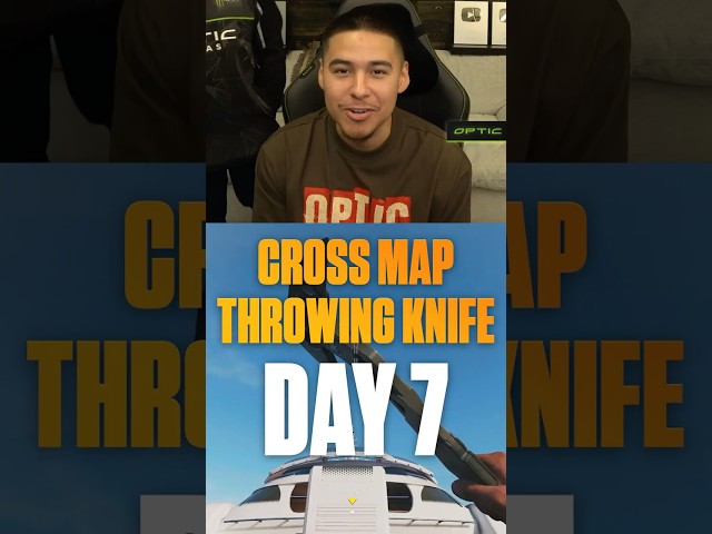 Day 7 of Throwing a Cross Map Throwing Knife Everyday Until it Hits