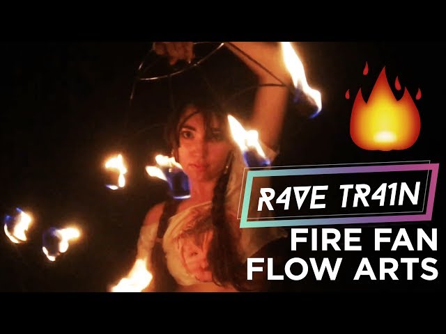 Dancing with Fire and Dubstep | EDM Dance Channel | Rave Train