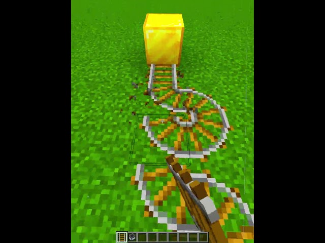 Minecraft Fastest Rail...🤯 (Hit The Jackpot) #minecraft #shorts