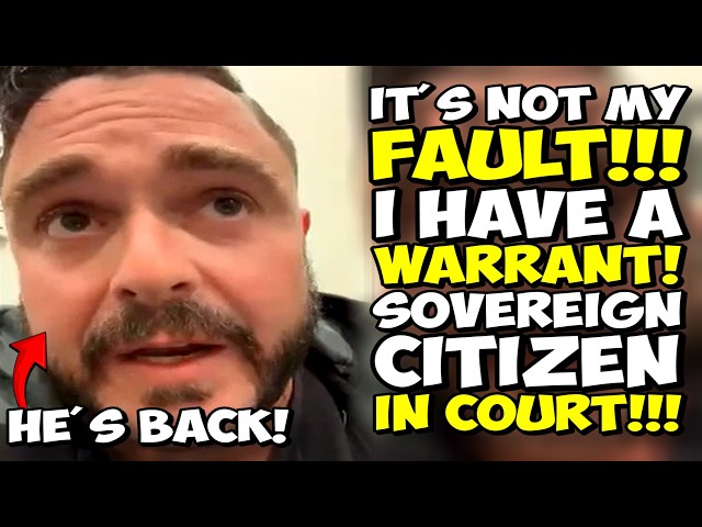 Sovereign Citizen Ignored His Bench Warrant, And Now He Has TWO WARRANTS!!! SovCit FAIL!!!