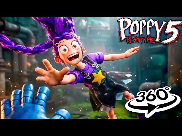 Poppy Playtime: Chapter 5 IN YOUR HOUSE Animation | 360° VR / 8K | PROTOTYPE x LILY LOVEBRAIDS