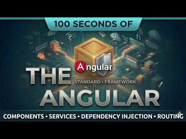 Angular in 100 Seconds | Components, Services & Routing Explained