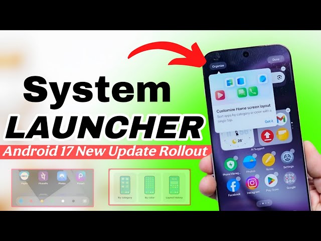 Realme & Oppo System Launcher Gets a HUGE Update 💥Add Android 17 Amazing New Changes!