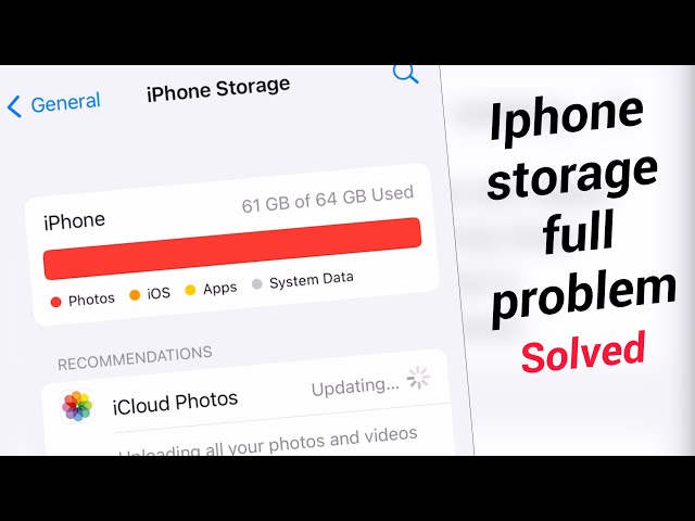 iPhone storage full problem ( solved ) 2024