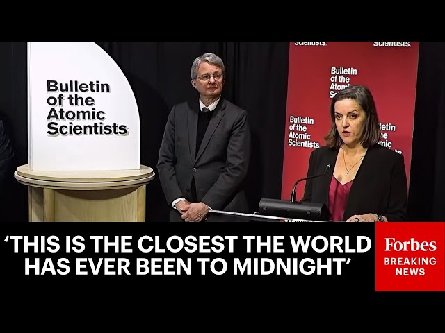 এইমাত্র জানা গেল: বুলেটিন অফ দ্য অ্যাটমিক সায়েন্টিস্টস ডুমসডে ক্লকের জন্য নতুন সেটিং ঘোষণা করেছে।