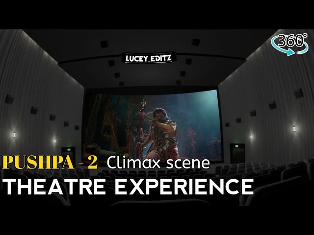 pushpa 2 climax scene | 360° | theatre experience | Allu Arjun | sukumar | pushpa 2 | DSP | pushpa