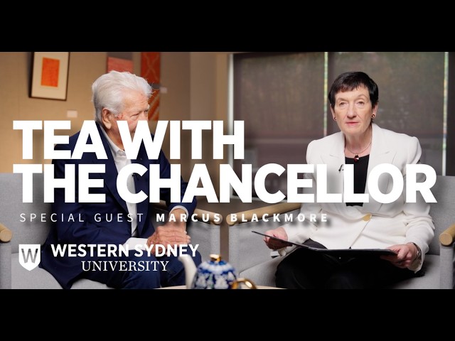 Tea with the Chancellor - Episode 2 Dr Marcus Blackmore AM