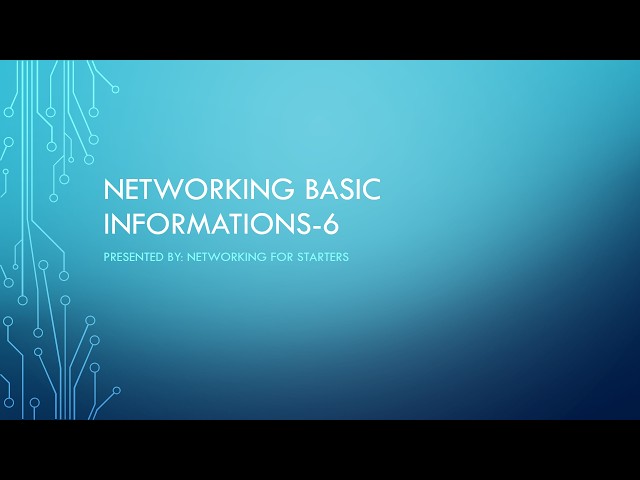 Basic Networking | Part-6 | Windows essential programs and command for networking