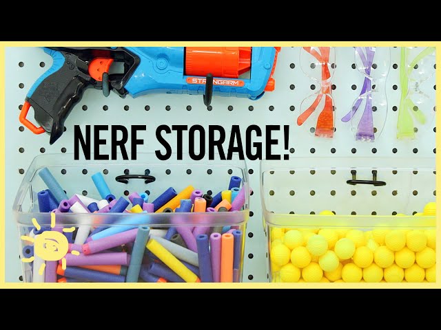 DIY | Best Way to ORGANIZE Nerf Collection!