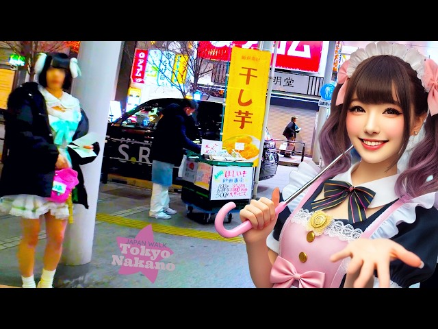 Tokyo Nakano 🐶 Sun Mall Shopping Street ♪💖 4K ASMR Nonstop 1 Hour