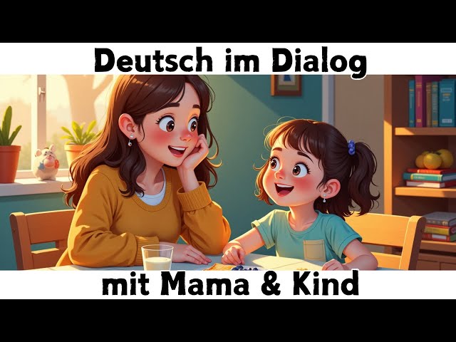 Deutsch lernen leicht gemacht! : Deutsch im Dialog mit Mama & Kind! 🇩🇪