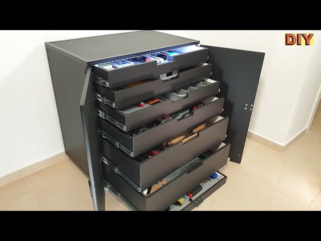 DIY: Tool Box Storage Cabinet