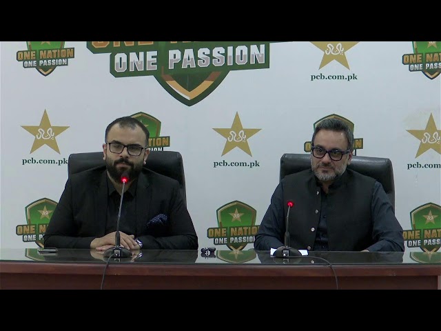PSL CEO Salman Naseer's Press Conference Live at Gaddafi Stadium in Lahore