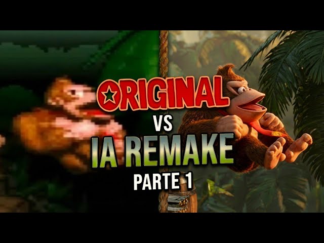 Donkey Kong Country — Kongo Jungle | Original vs IA Remake (Parte 1)