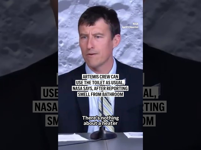 Artemis crew can use the toilet as usual, NASA says, after reporting smell from bathroom