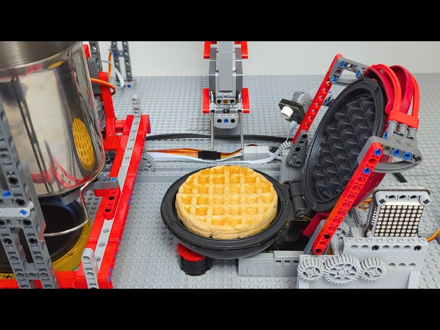 Building a LEGO Waffle Factory...