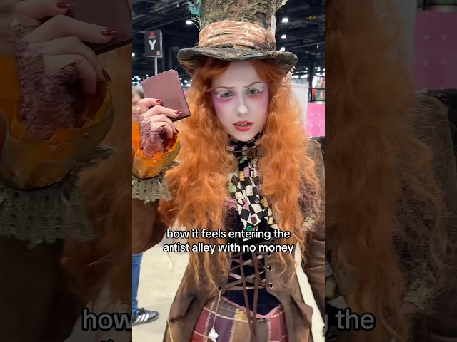 the artist alley is a dangerous place #cosplay #c2e2 #cosplayer #convention #comiccon