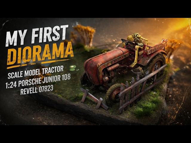 First Diorama Project – Porsche Junior 108 Tractor 1:24 (Revell 07823)