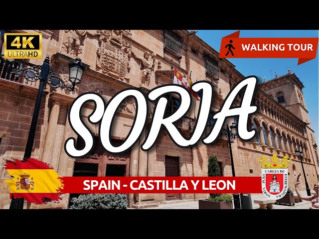 SORIA 🇪🇸 City of Poets [SPAIN Walking Tour 4K]