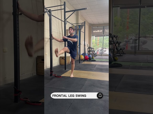balanceo frontal de piernas / Frontal leg swing #onlinetraining #training