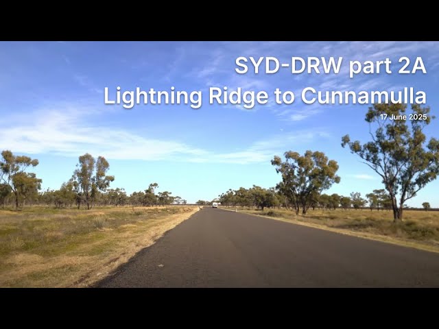 2A: Lightning Ridge to Cunnamulla (SYD-DRW dashcam hyperlapse)