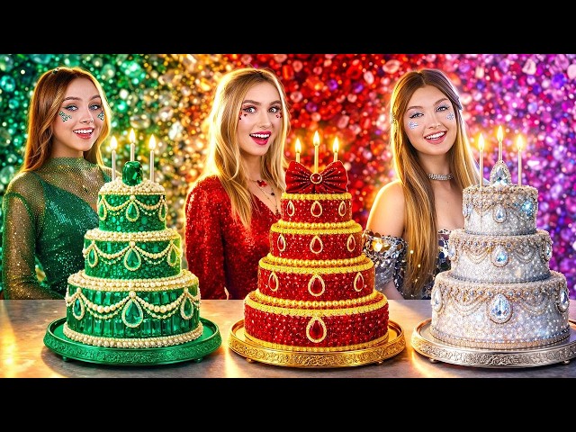 Emerald, ruby, and diamond girls! Birthday girls are having a party.