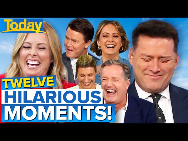 12 live TV moments that had Aussie hosts losing it! 😂 | Today Show Australia