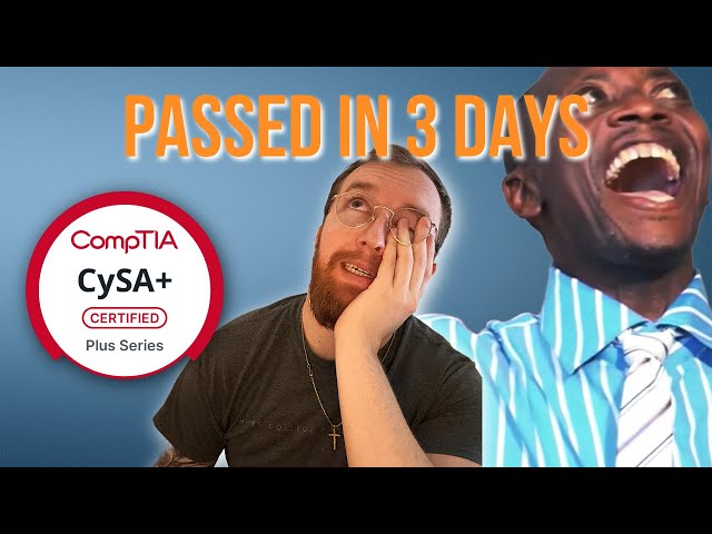 CySA+ Exam Tips | How I Passed in Just 3 Days